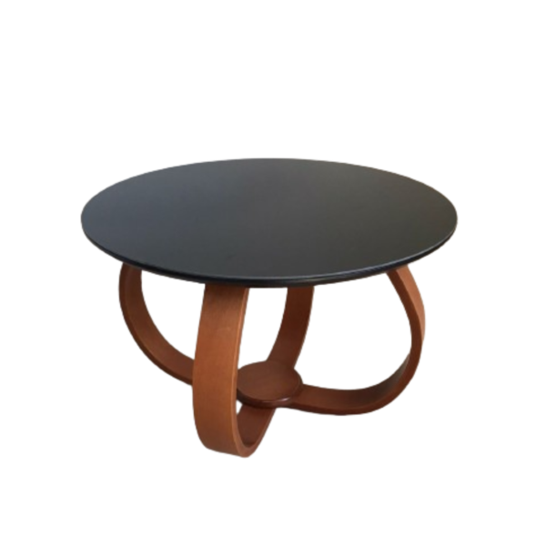 Mesa de Centro Gota Preto com Vidro