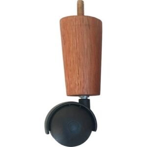 Pé Para Estofados Com Rodízio 6 cm