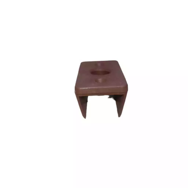 Sapata "U" Plástica 15 mm x 43 mm Marrom - Imagem 3