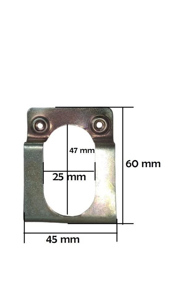 Suporte Cabide 2 Furos Bicromatizado 6 x 4,5 cm - Imagem 7