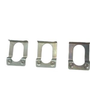 Suporte Cabide 2 Furos Bicromatizado 6 x 4,5 cm