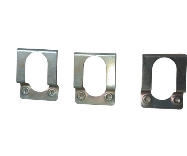 Suporte Cabide 2 Furos Bicromatizado 6 x 4,5 cm - Imagem 2