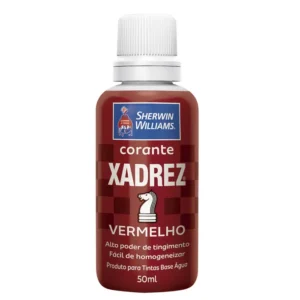 Corante Líquido Xadrez 50 ml Bisnaga Vermelho